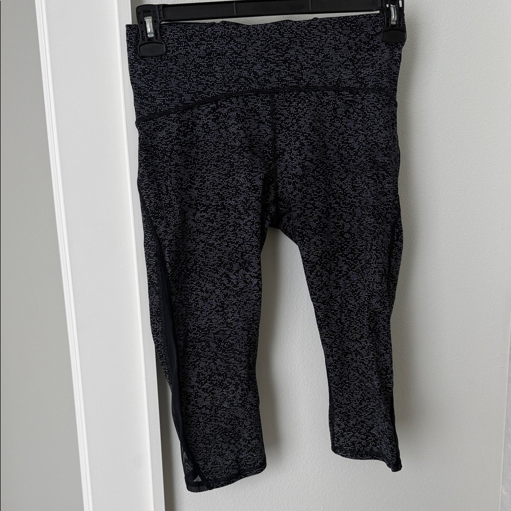 Lululemon Athletica Black Patterned Leggings